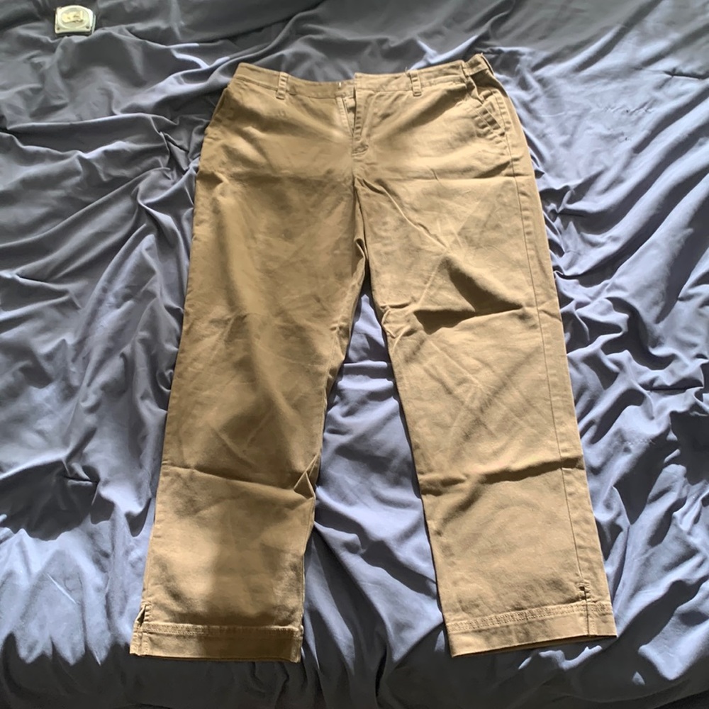 baggy brown skater pants